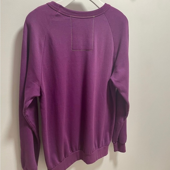 Aviator Nation NWT Crewneck Sweatshirt in Purple - Sz Small 🌈 - Picture 6 of 7